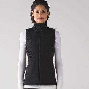 Lululemon Run For The Cold Vest Black Size 2